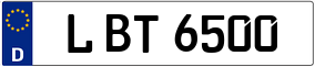 Truck License Plate